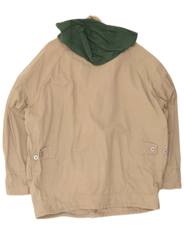 Jachetă cu glugă pentru bărbați Murphy & Nye UK 42 XL bumbac bej