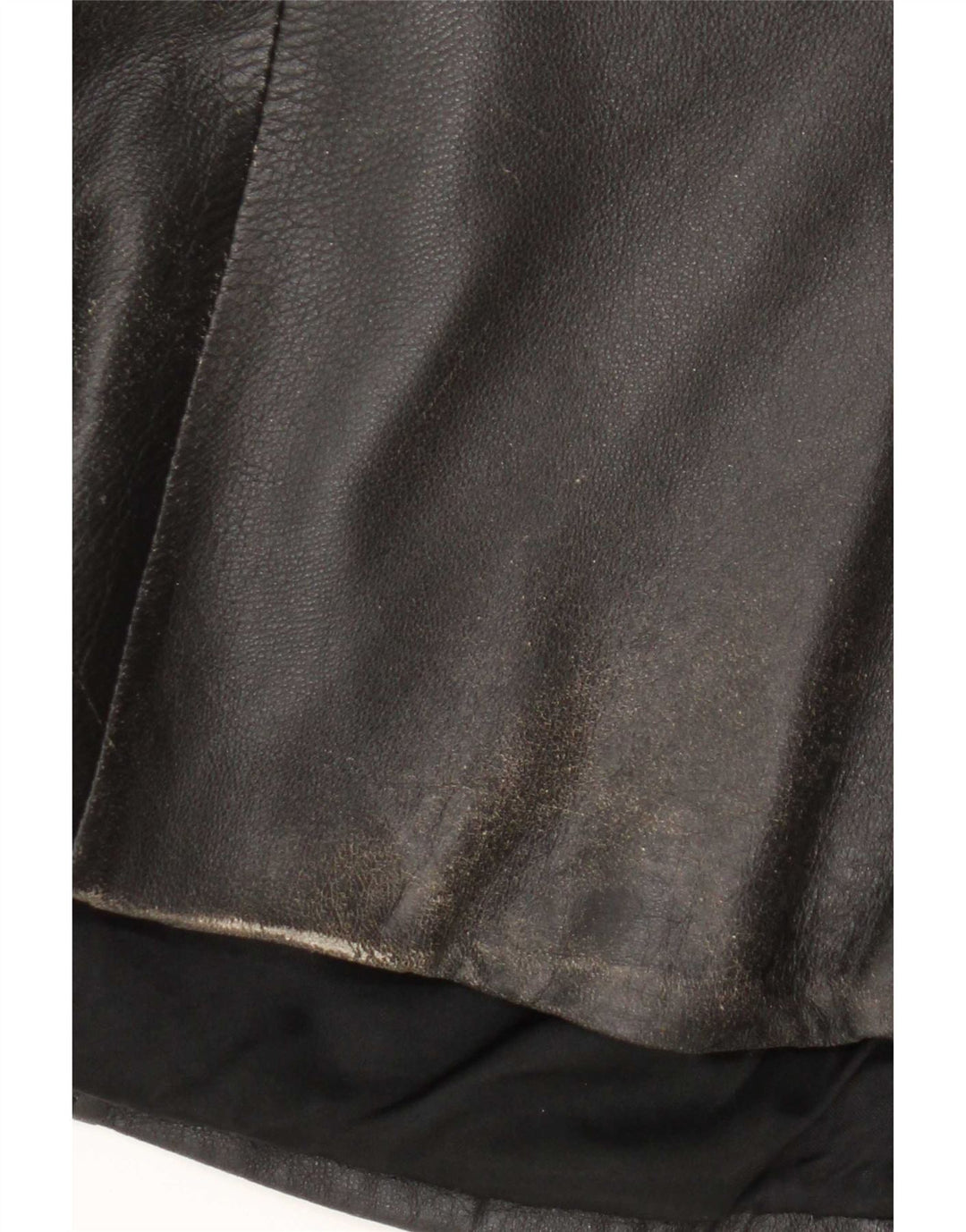 Jachetă de piele vintage pentru bărbați UK 36 Small Black