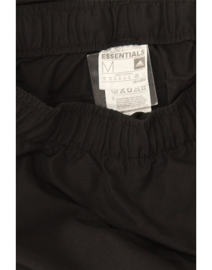 Pantaloni de trening Adidas Climalite pentru bărbați, poliester mediu negru