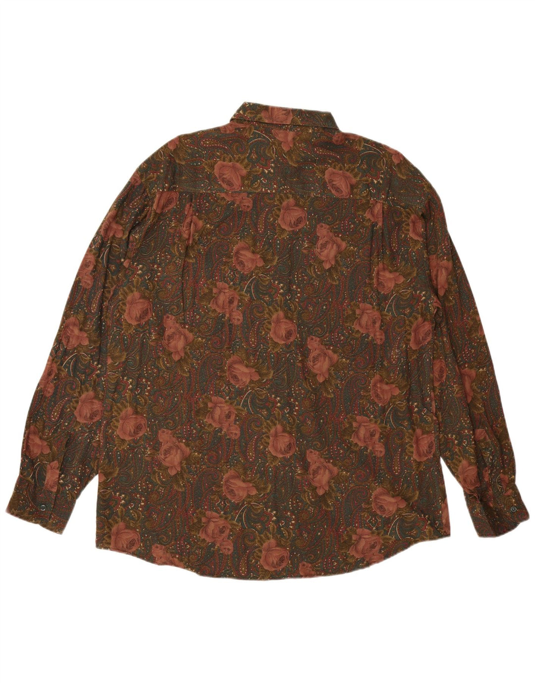 Cămașă Bărbați VINTAGE XL Multicolor Floral Rayon