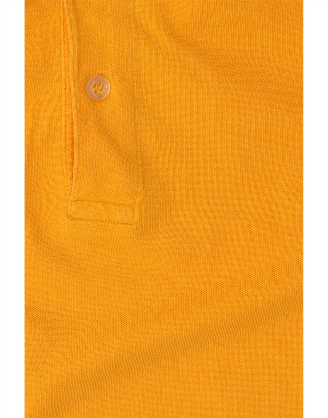 Tricou polo Asics pentru bărbați, bumbac galben mediu