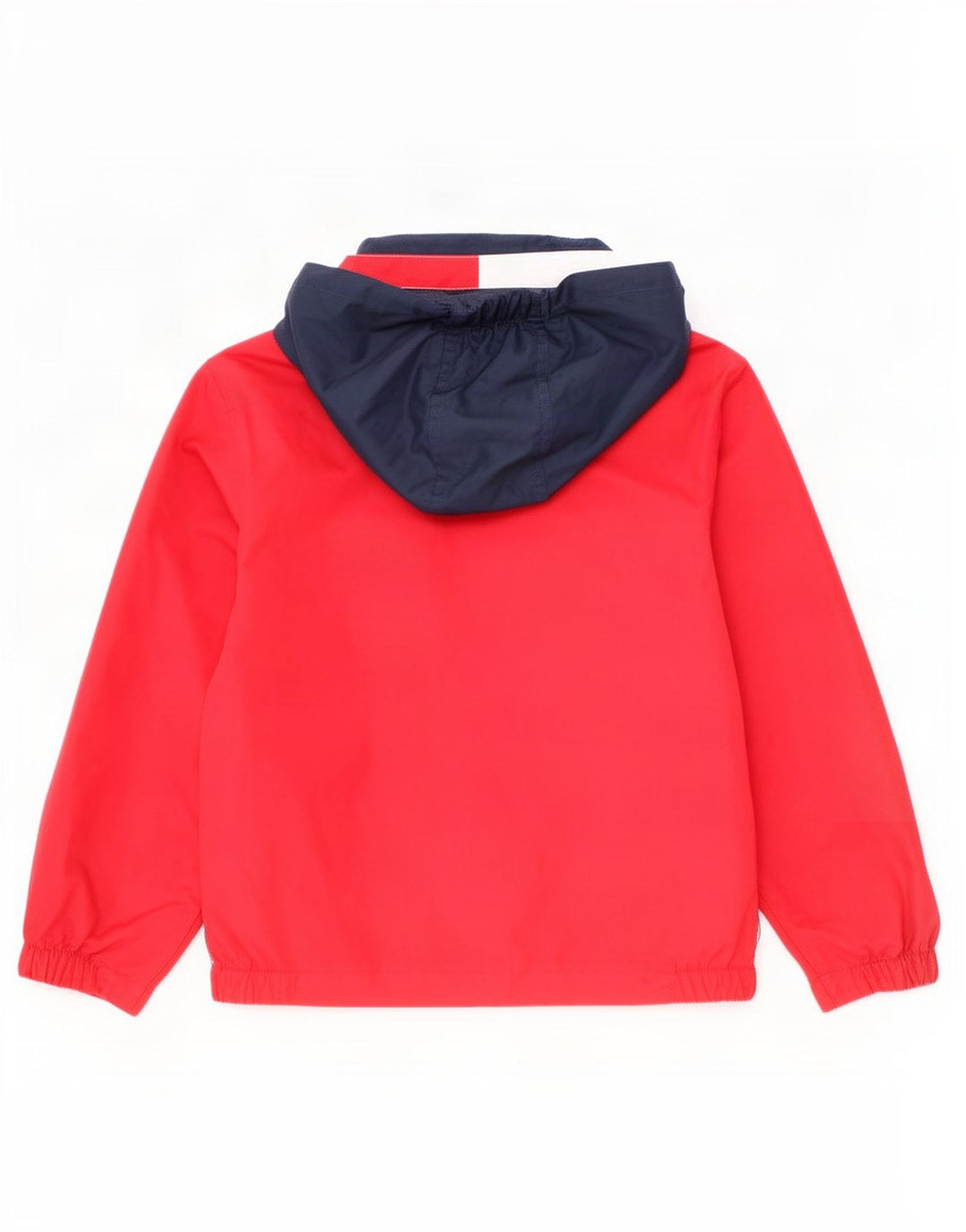 Jachetă bomber cu glugă Tommy Hilfiger pentru băieți, 4-5 ani, roșu colorblock