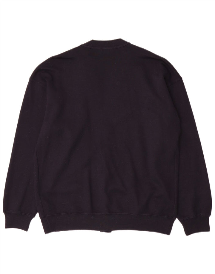 Pulover cardigan pentru bărbați Paul & Shark, lână mare, albastru