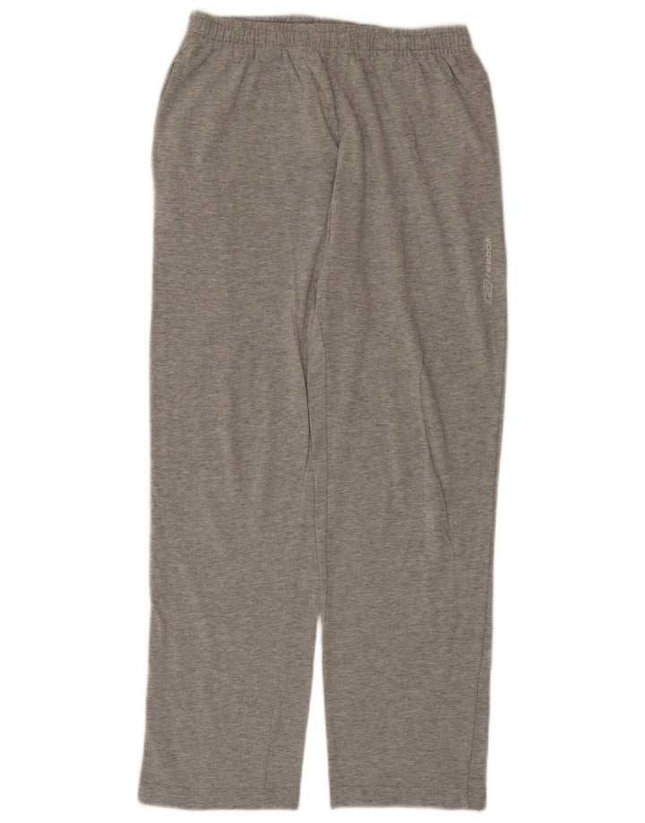 Pantaloni de trening pentru bărbați Reebok, din bumbac cu pete mici, gri