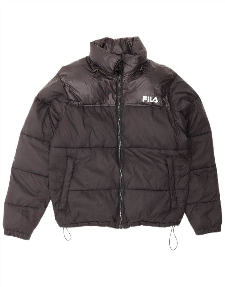 Jachetă căptușită pentru bărbați Fila Loose Fit UK 36 Small Black Nylon