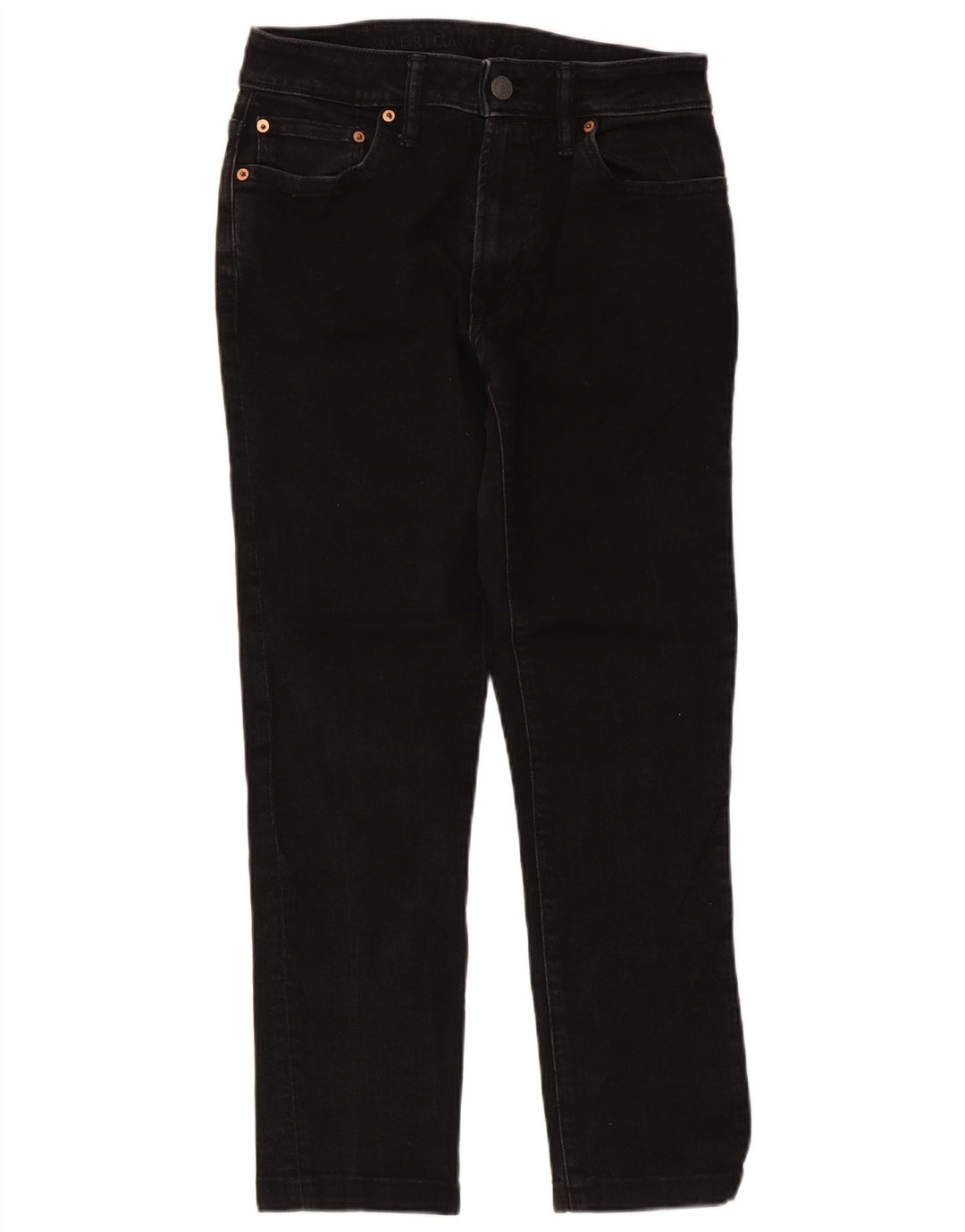 Blugi tăiați pentru femei American Eagle W30 L26 bumbac negru
