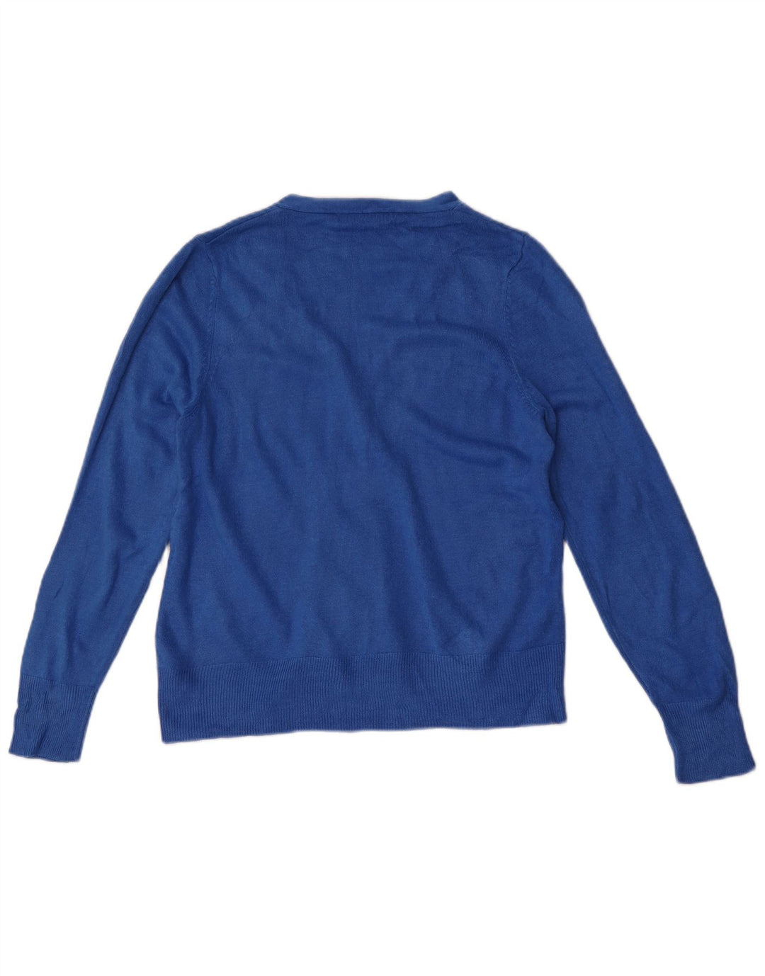 Pulover cardigan pentru femei Marks & Spencer UK 16 mare albastru acrilic