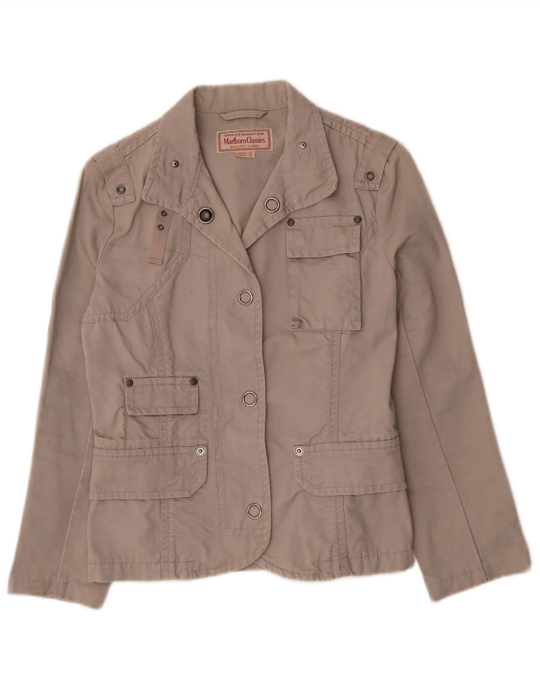 Jachetă pentru femei Marlboro Classics EU 36 Small Beige Bumbac