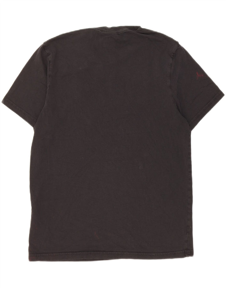 Tricou pentru bărbați Lyle & Scott Top mediu din bumbac negru