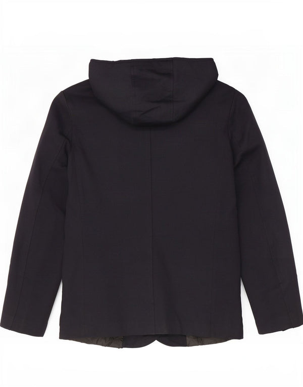 Jachetă cu glugă pentru bărbați Zara UK 38 Medium Bleumarin