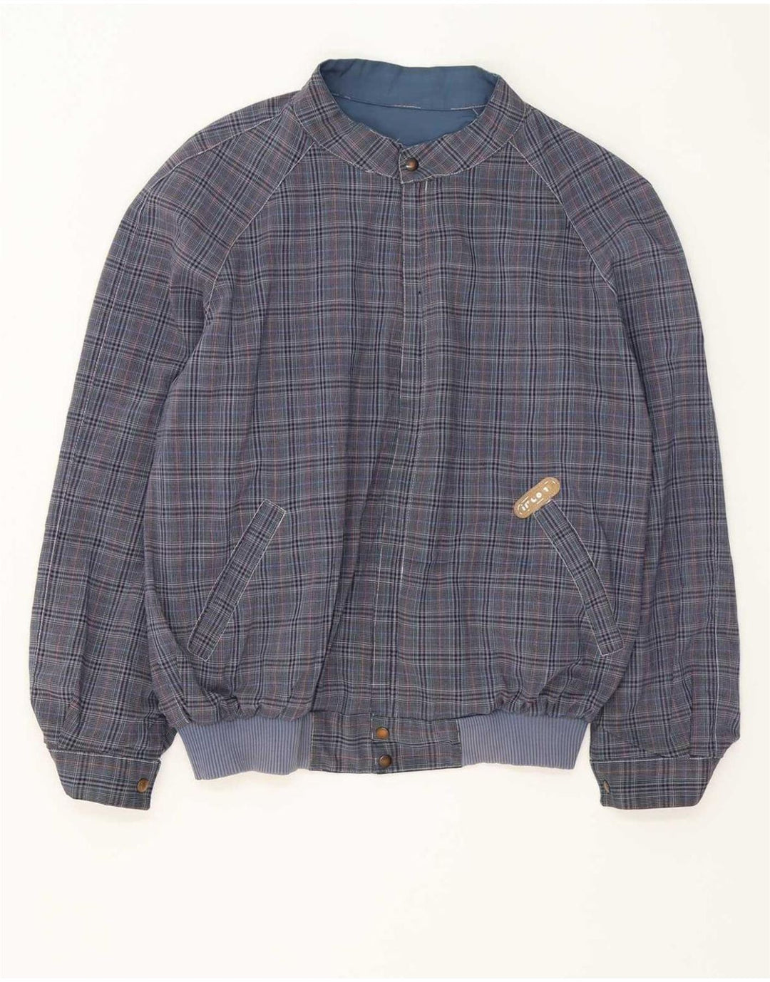 Jachetă reversibilă vintage pentru bărbați UK 40 mare bleumarin