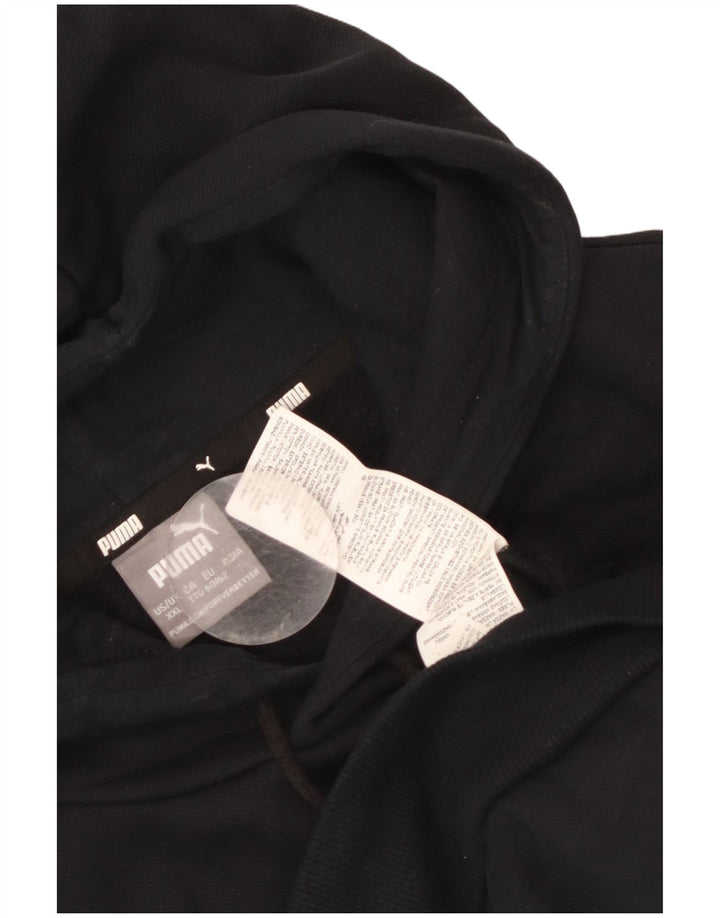 Pulover pentru bărbați Puma Graphic Hoodie 2XL, bumbac negru