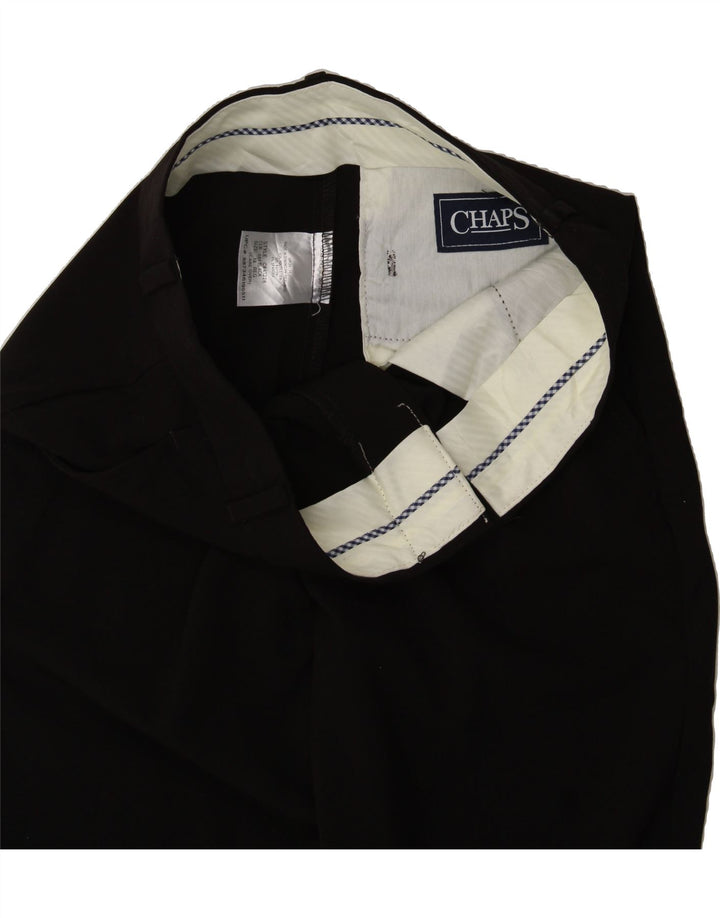 CHAPS Boys Straight Chino Trousers 13-14 Years W27 L28 Black Polyester Vintage Chaps and Second-Hand Chaps from Messina Hembry 
