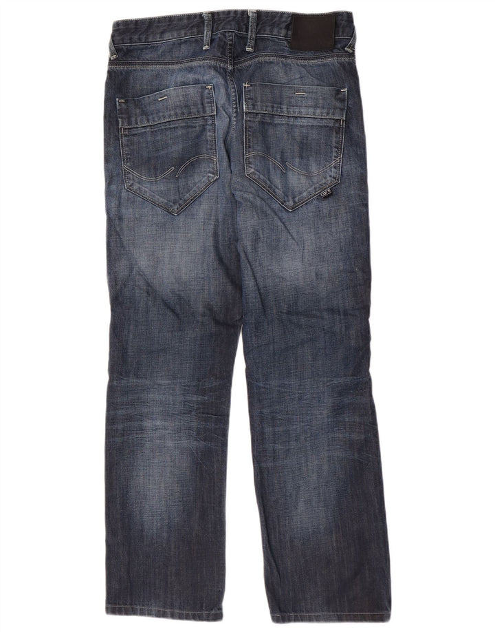 Blugi drepti pentru bărbați Jack & Jones W30 L30 bumbac albastru