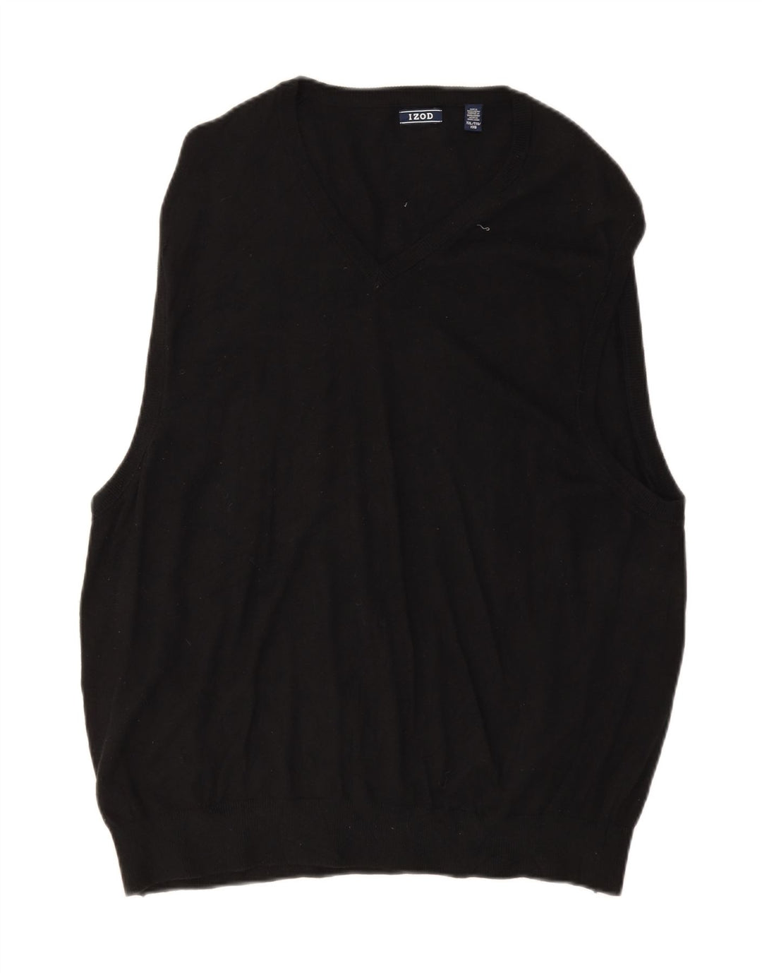IZOD Mens V-Neck Jumper Sweater 2XL Black Vintage Izod and Second-Hand Izod from Messina Hembry 