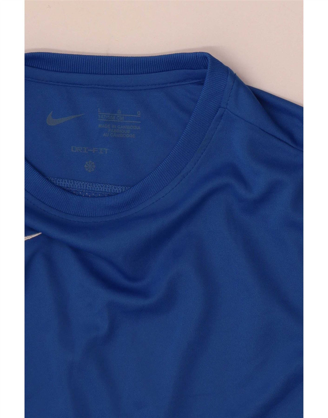 Nike băieți Dri Fit Top cu mânecă lungă 12-13 ani mare albastru