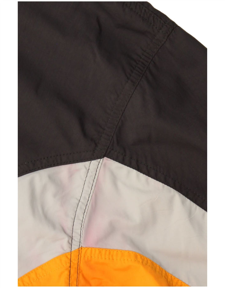 ASICS Womens Rain Jacket UK 16 Large  Grey Colourblock Polyamide