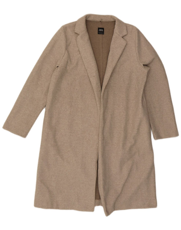Pardesiu deschis pentru femei Zara UK 18 XL Bej