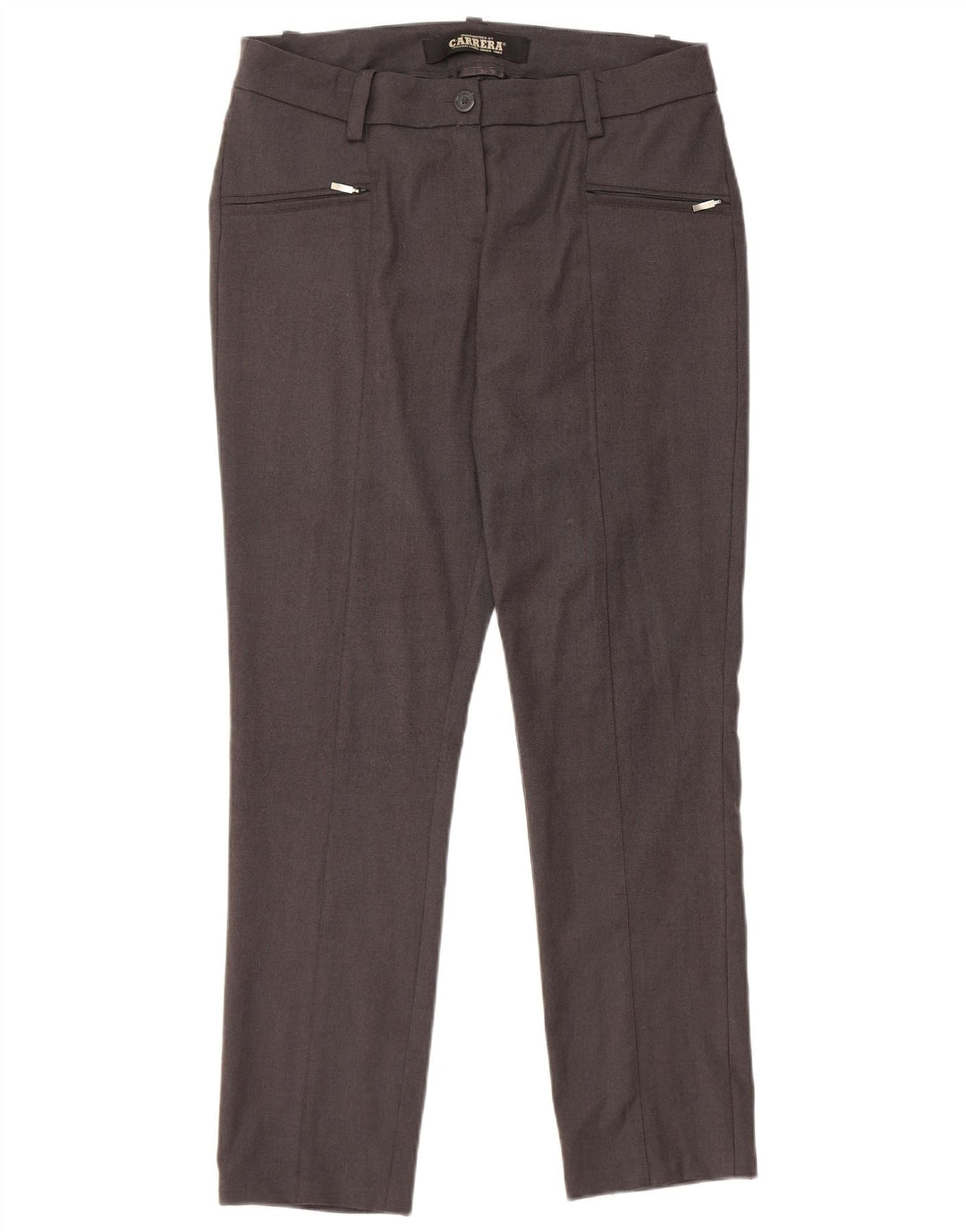CARRERA Pantaloni casual subțiri pentru femei IT 46 Large W32 L29 Gri Poliester