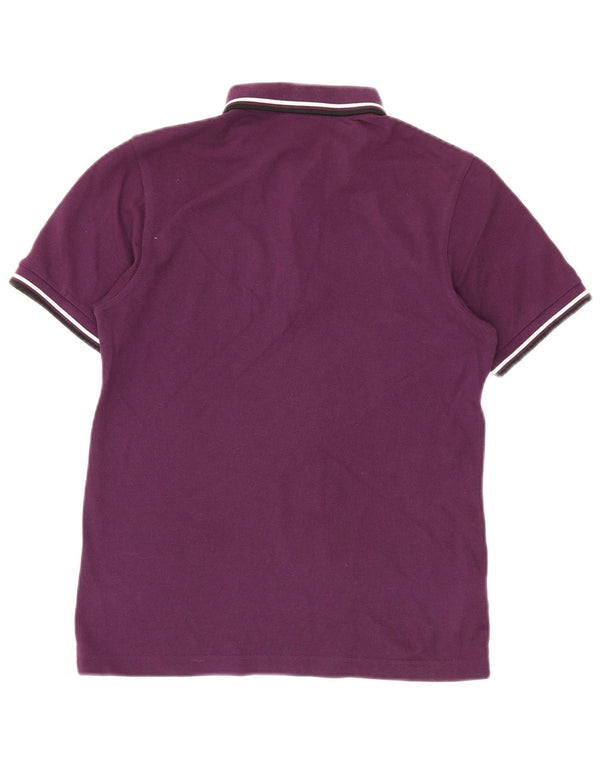 Fred Perry Cămașă Polo Slim Fit pentru bărbați, Bumbac Violet Mic