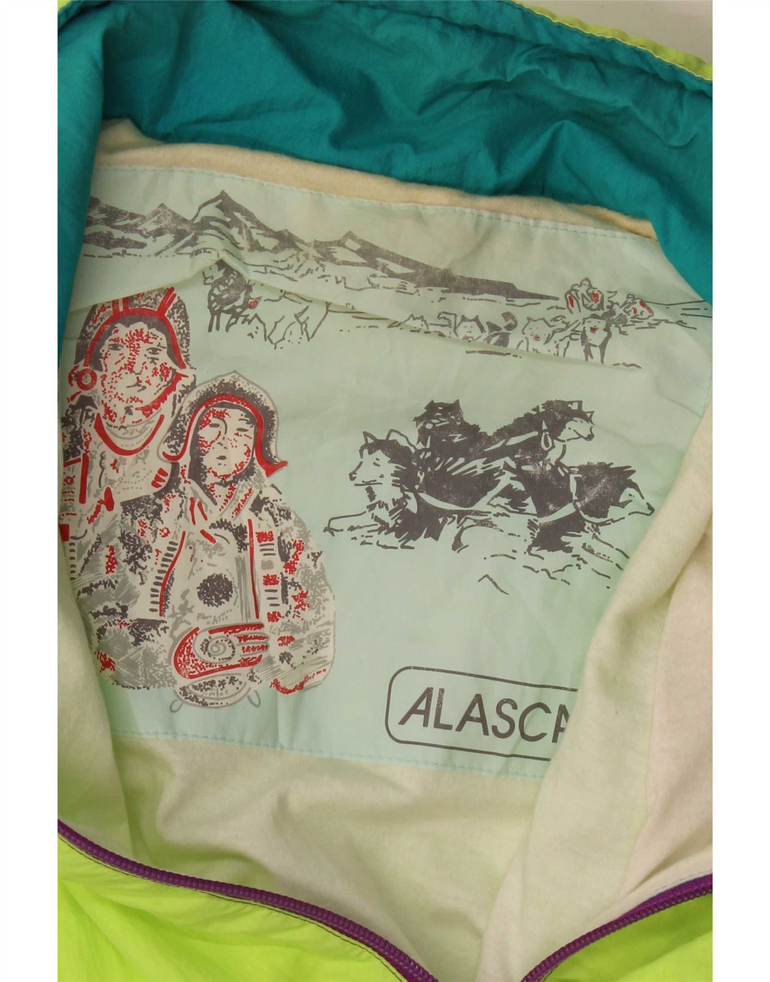 Jachetă de ploaie vintage pentru bărbați UK 46 3XL, multicoloră