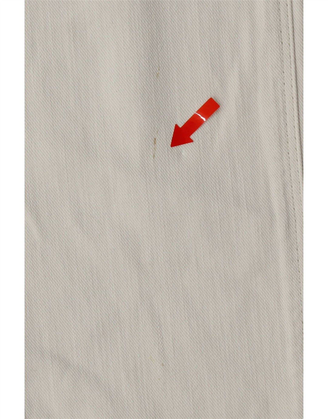 LEVI'S Womens 571 Jeans  W32 L27 White Vintage Levi's and Second-Hand Levi's from Messina Hembry 