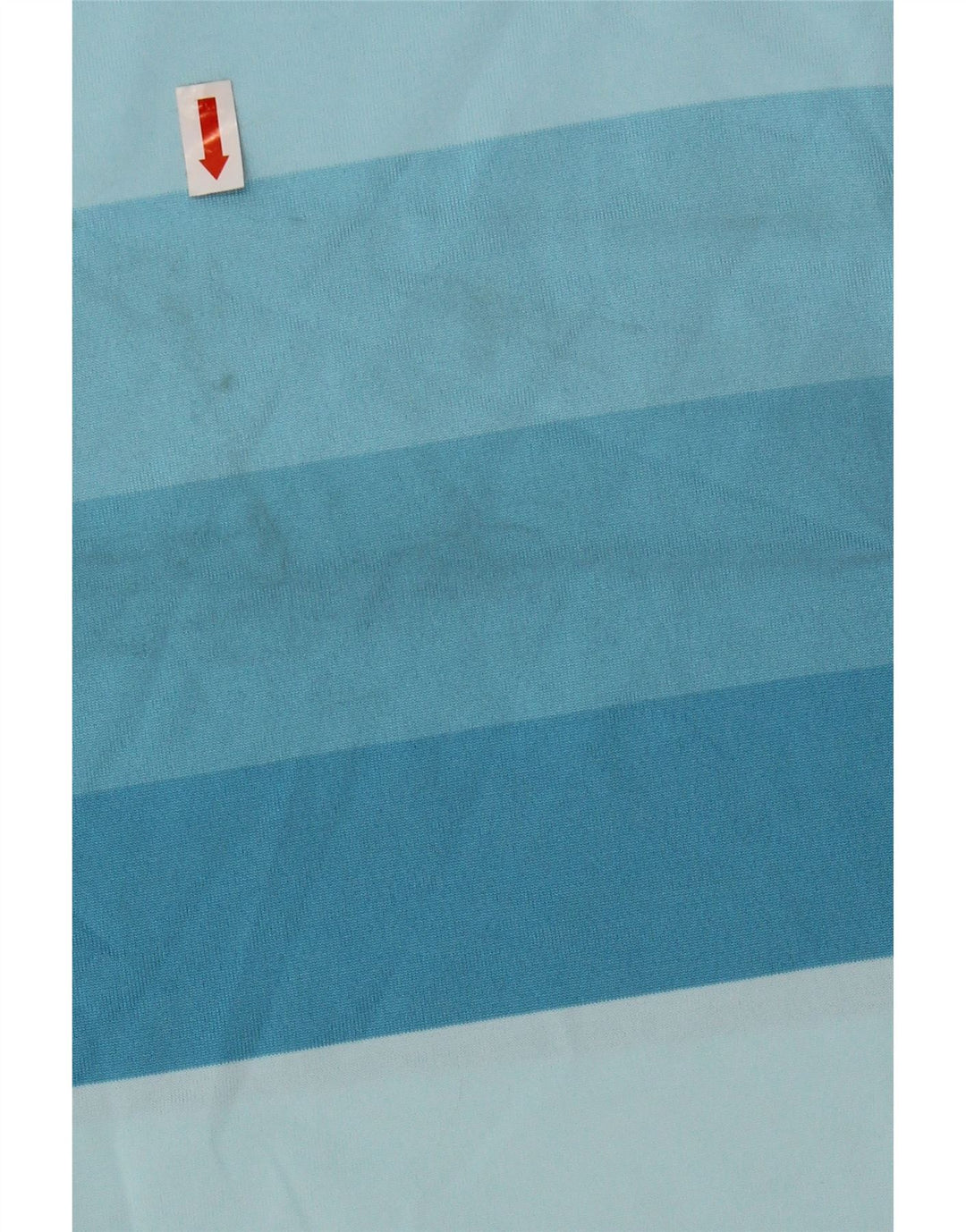 Tricou polo Izod pentru bărbați, poliester cu dungi albastre mari