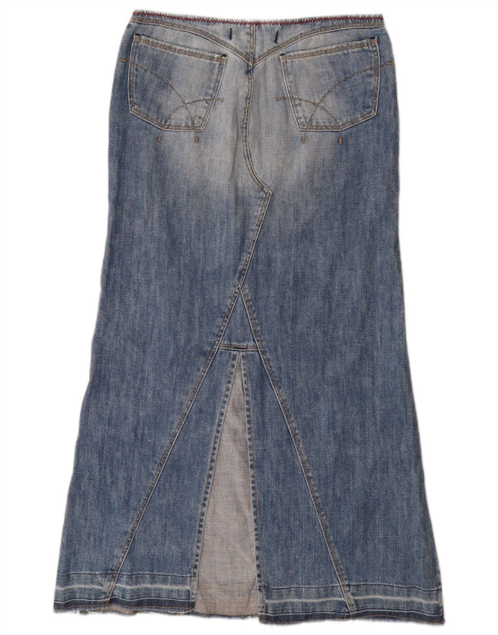 Fusta de blugi cu talie înaltă pentru femei GAS Mic W27 Albastru