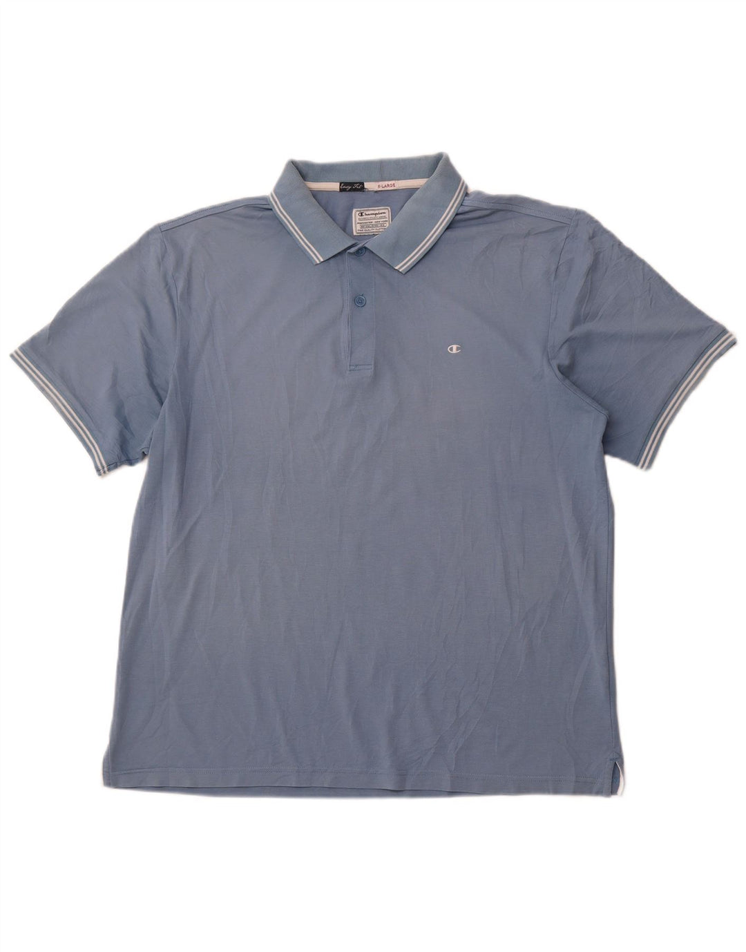 Tricou polo pentru bărbați CHAMPION Easy Fit XL Albastru