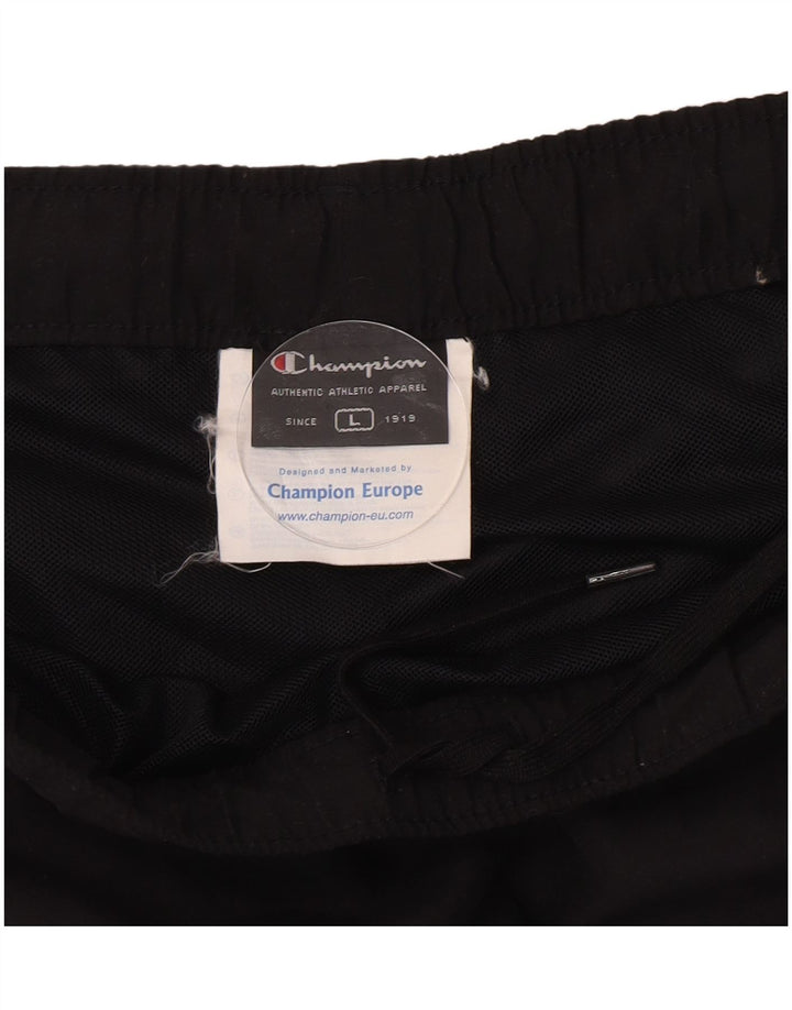 Pantaloni scurți sport Champion pentru bărbați, mari, negru, poliester