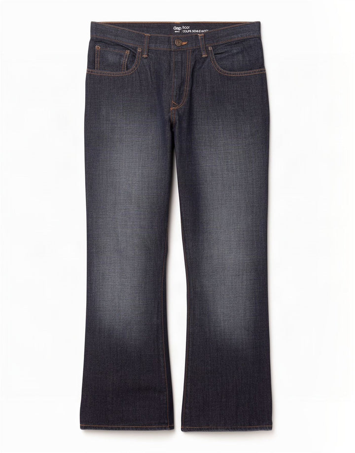 Blugi pentru bărbați Gap Bootcut W34 L29 Bumbac bleumarin