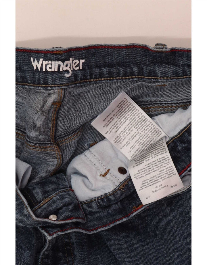 Blugi drepți Wrangler pentru bărbați W38 L32 Bumbac albastru