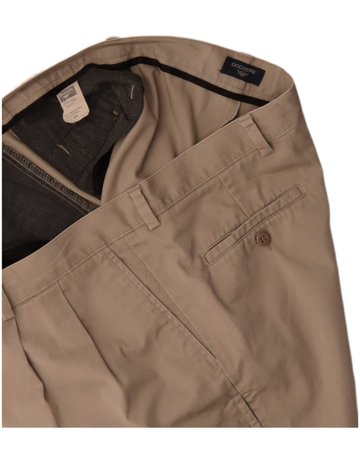 Pantaloni scurți chino pegged Dockers pentru bărbați W44 2XL bumbac bej