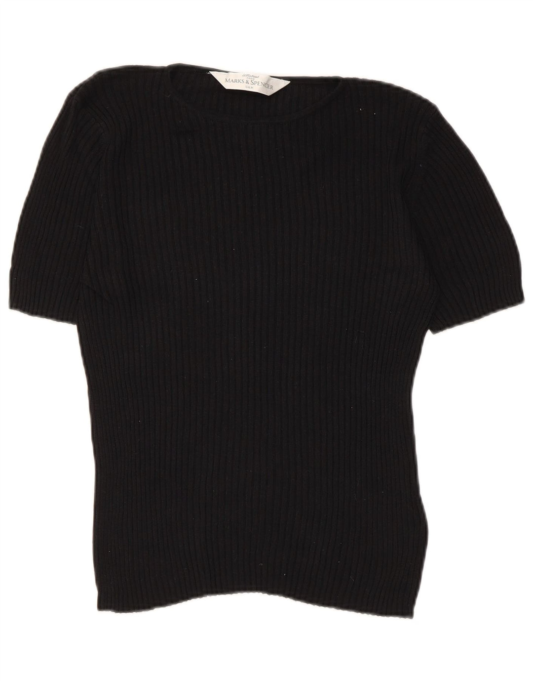 Bluză pentru femei Marks & Spencer Top UK 12 Medium Black Silk