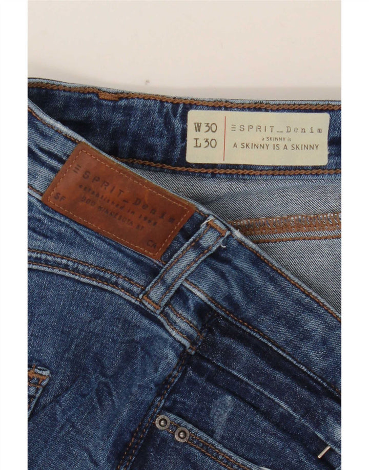 Blugi skinny pentru femei Esprit W30 L30 bumbac albastru