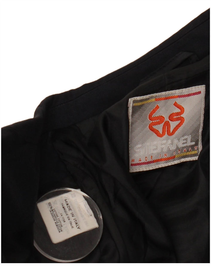 Jachetă pentru bărbați Stefanel cu 2 nasturi UK 38 Bumbac bleumarin mediu