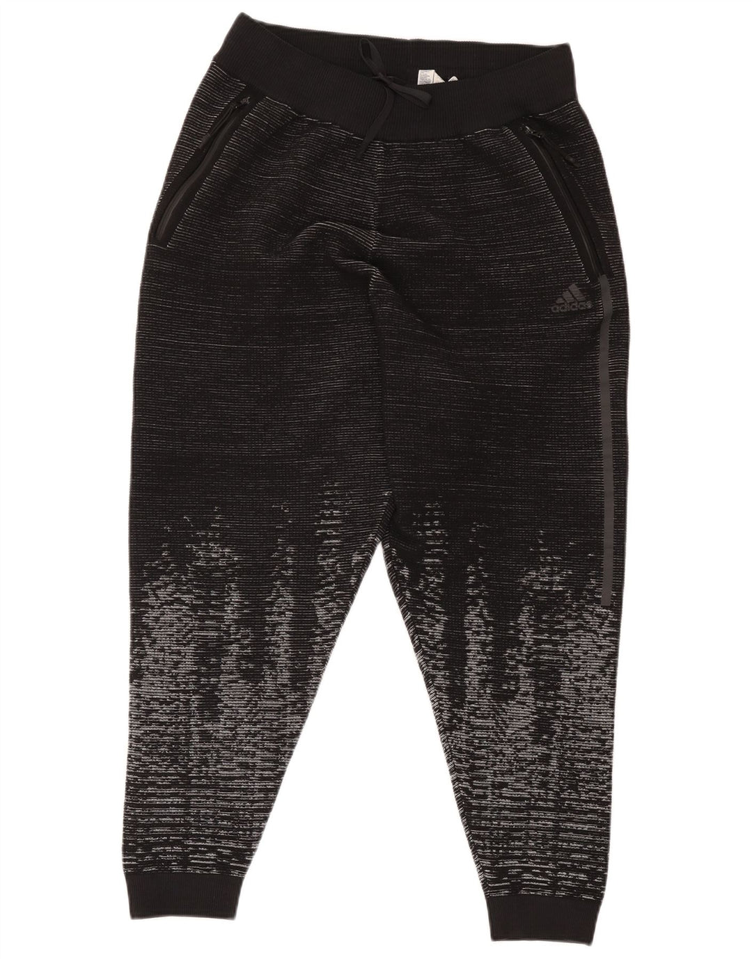 Pantaloni de trening pentru bărbați Adidas Pantaloni de jogging Mediu Negru Geometric Lână