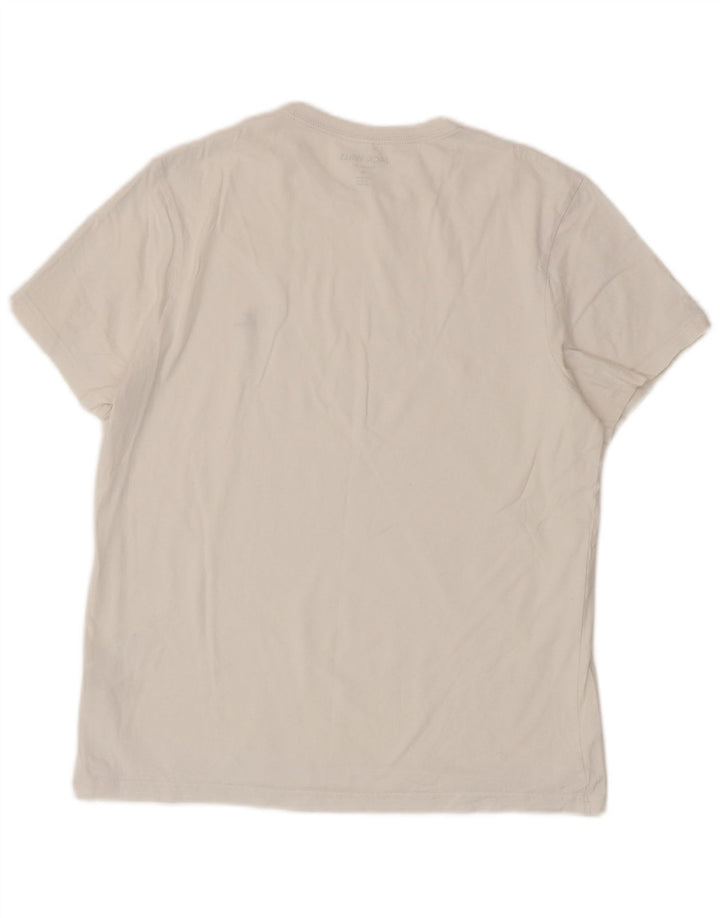 Tricou Jack Wills pentru bărbați, cu croiala clasică, top mediu din bumbac alb