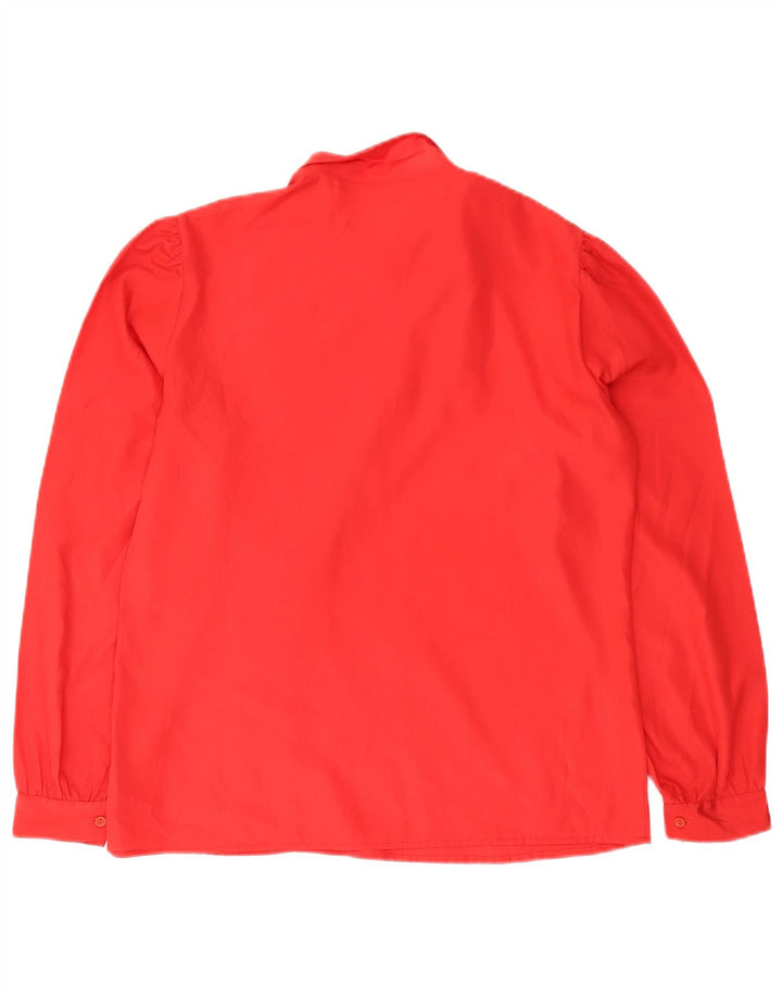 Bluză Vintage cu mânecă lungă pentru femei Top IT 46 Large Red
