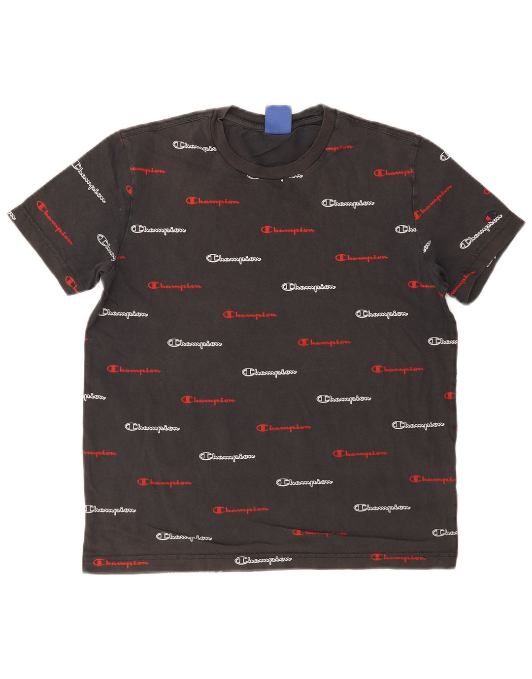 Tricou grafic pentru bărbați Champion Top mic, gri bumbac