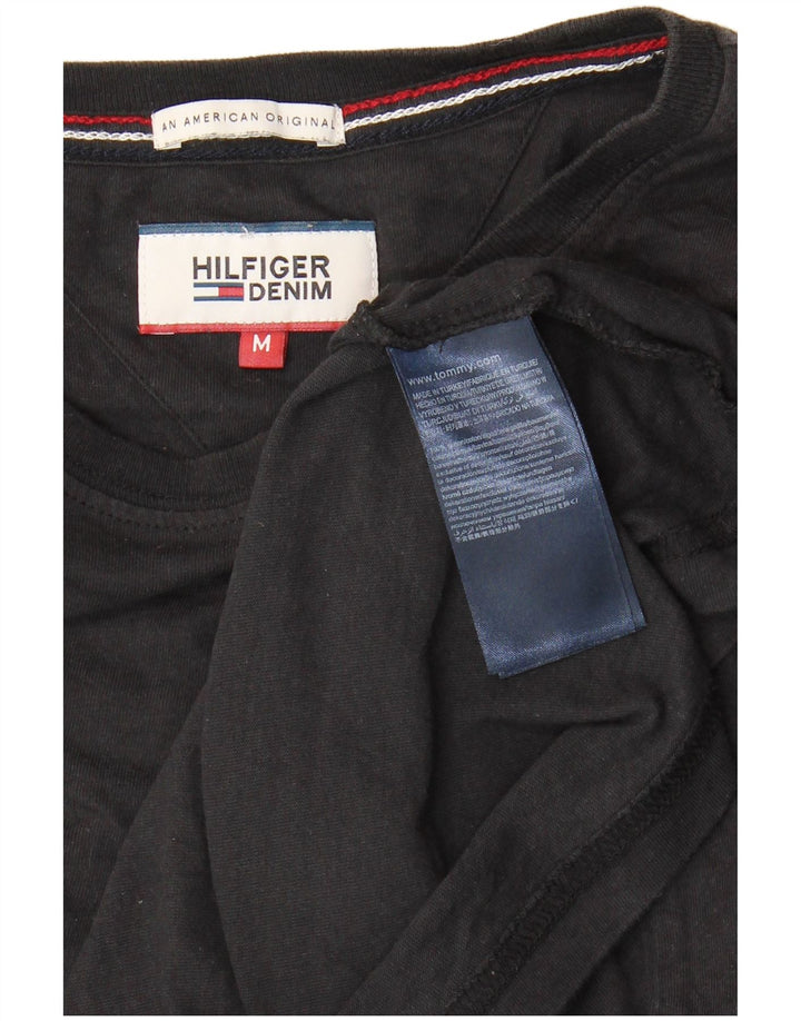 Tricou pentru bărbați Tommy Hilfiger Top mediu negru bumbac