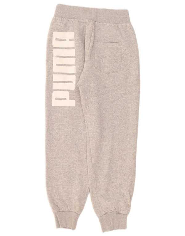 Pantaloni de trening cu grafic pentru femei Puma Pantaloni de jogging UK 4 XS Bumbac cu pete gri