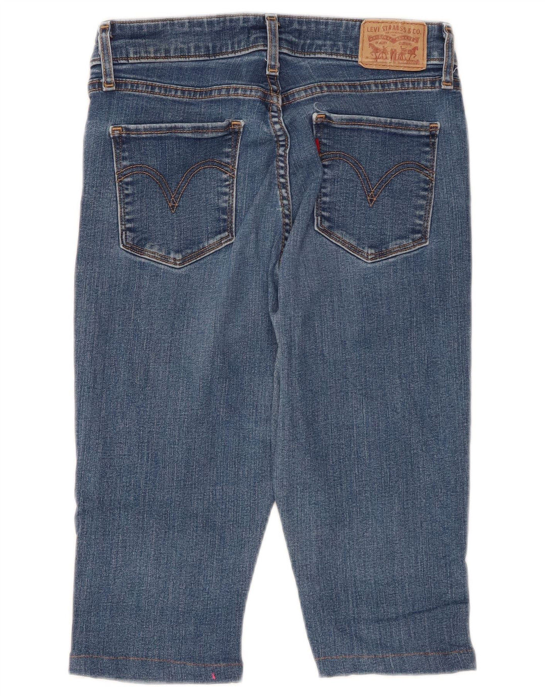 LEVI'S Blugi Capri skinny cu talie medie pentru femei US 6 Medium W26 L14 Albastru