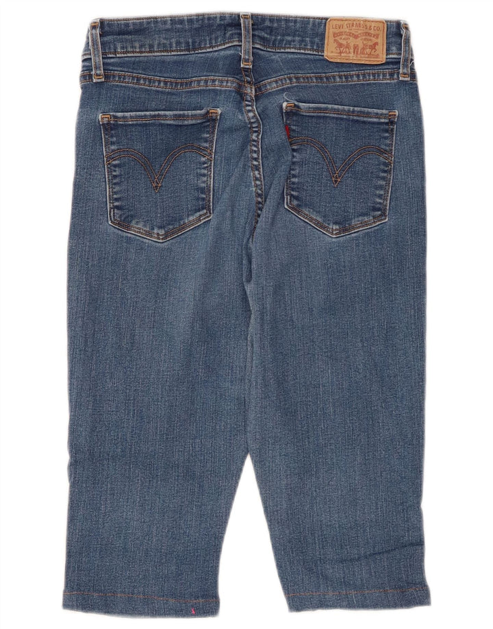 LEVI'S Blugi Capri skinny cu talie medie pentru femei US 6 Medium W26 L14 Albastru