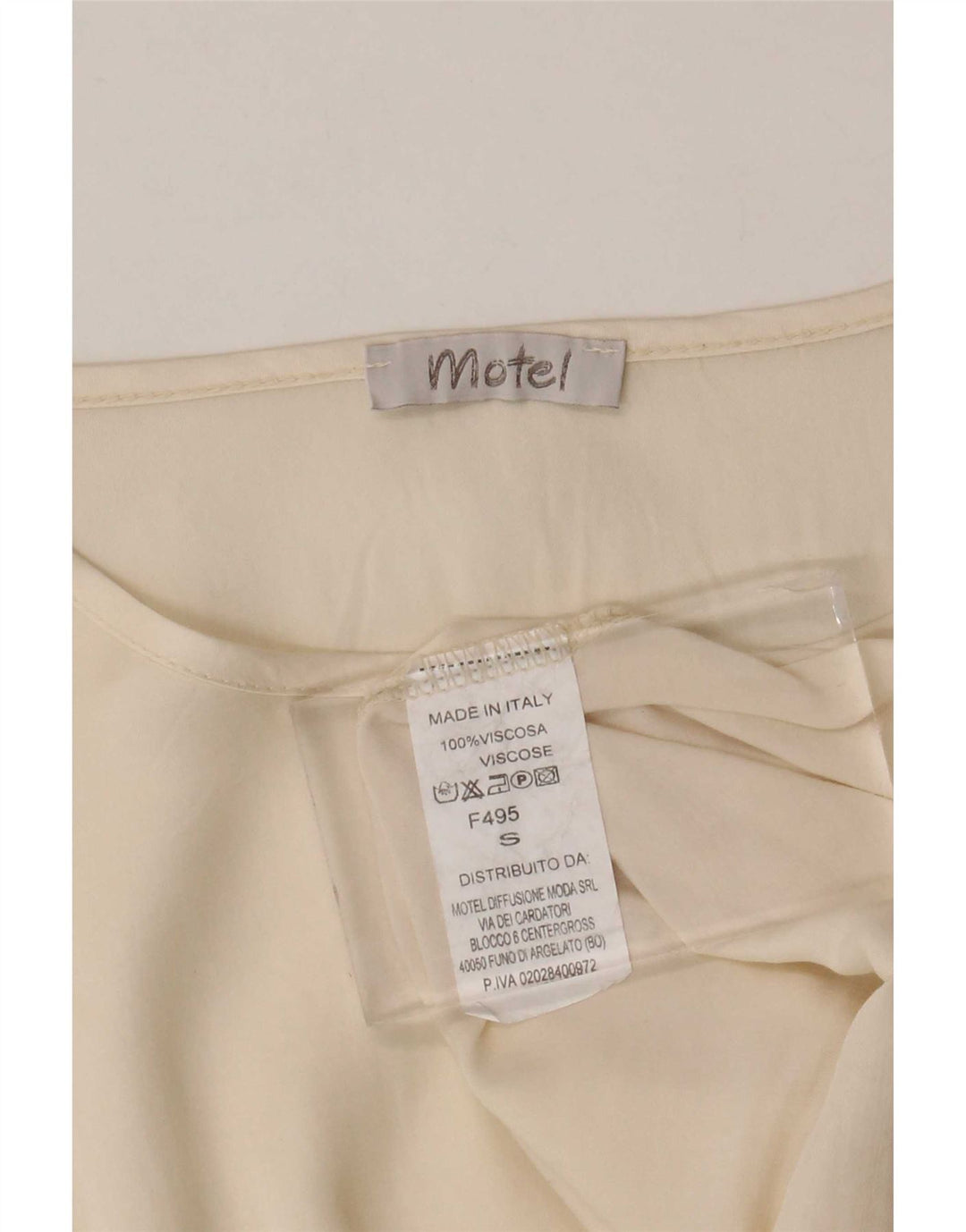 Vest Top pentru femei Motel UK 10 Small Beige Viscose