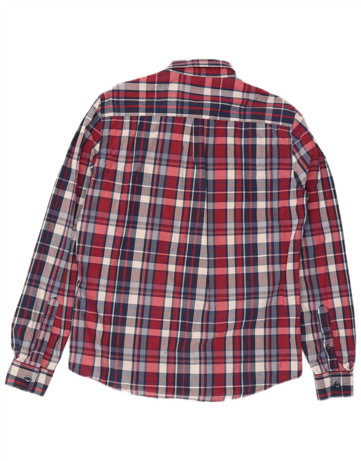 Cămașă Superdry pentru bărbați, cu tăiere obișnuită, mare, roșu, din bumbac