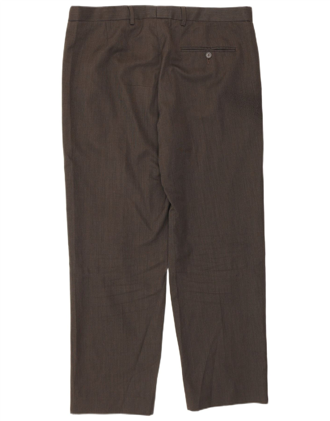 Pantaloni casual pentru bărbați Marks & Spencer, cu croiala normală, L36 L29, maro, poliester