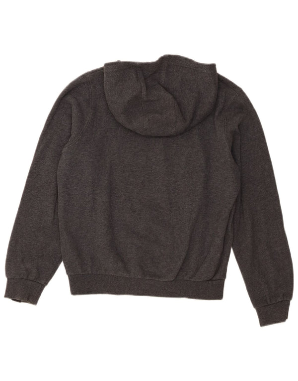 Pulover cu glugă cu grafic pentru fete Ellesse 10-11 ani, bumbac gri
