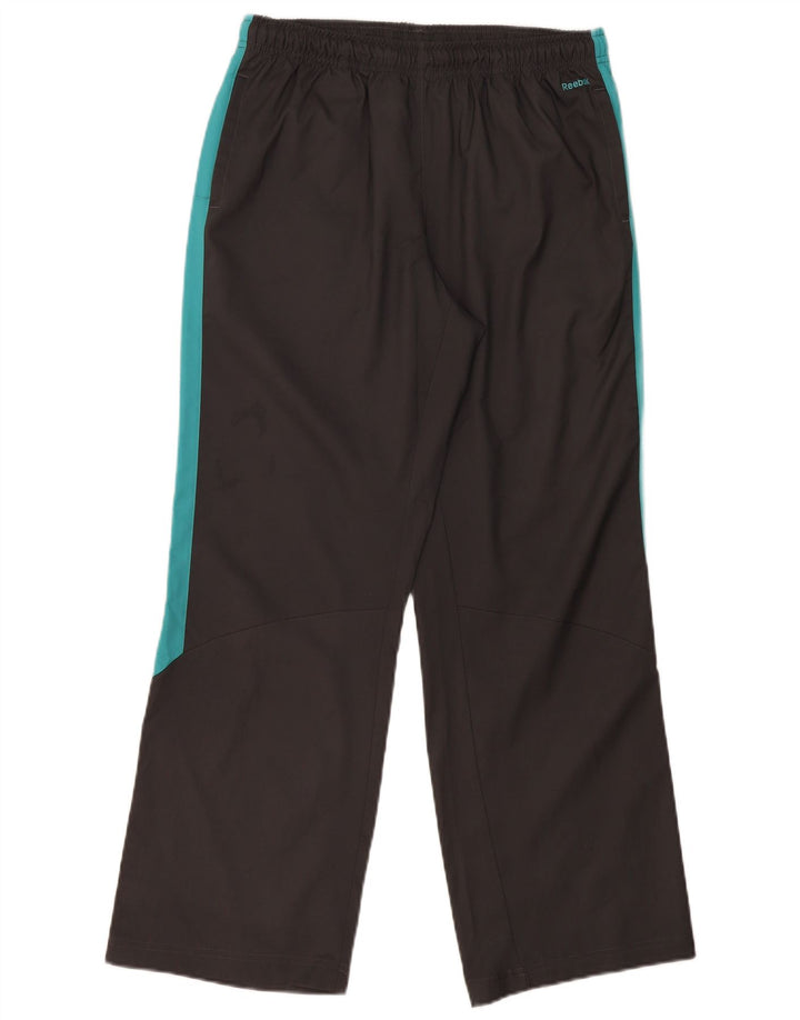 Pantaloni de trening Reebok pentru femei UK 12 Gri mediu Poliester color bloc