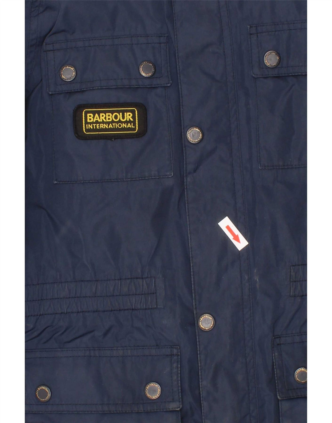 Jachetă Barbour pentru băieți 10-11 ani, mare, albastră, poliamidă